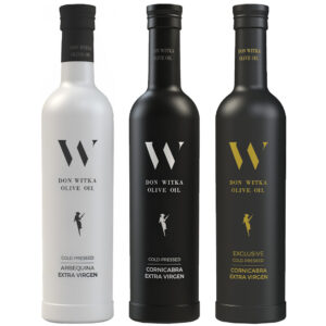 Arbequina 500ml, Cornicabra 500ml ja Cornicabra Exclusive 500ml