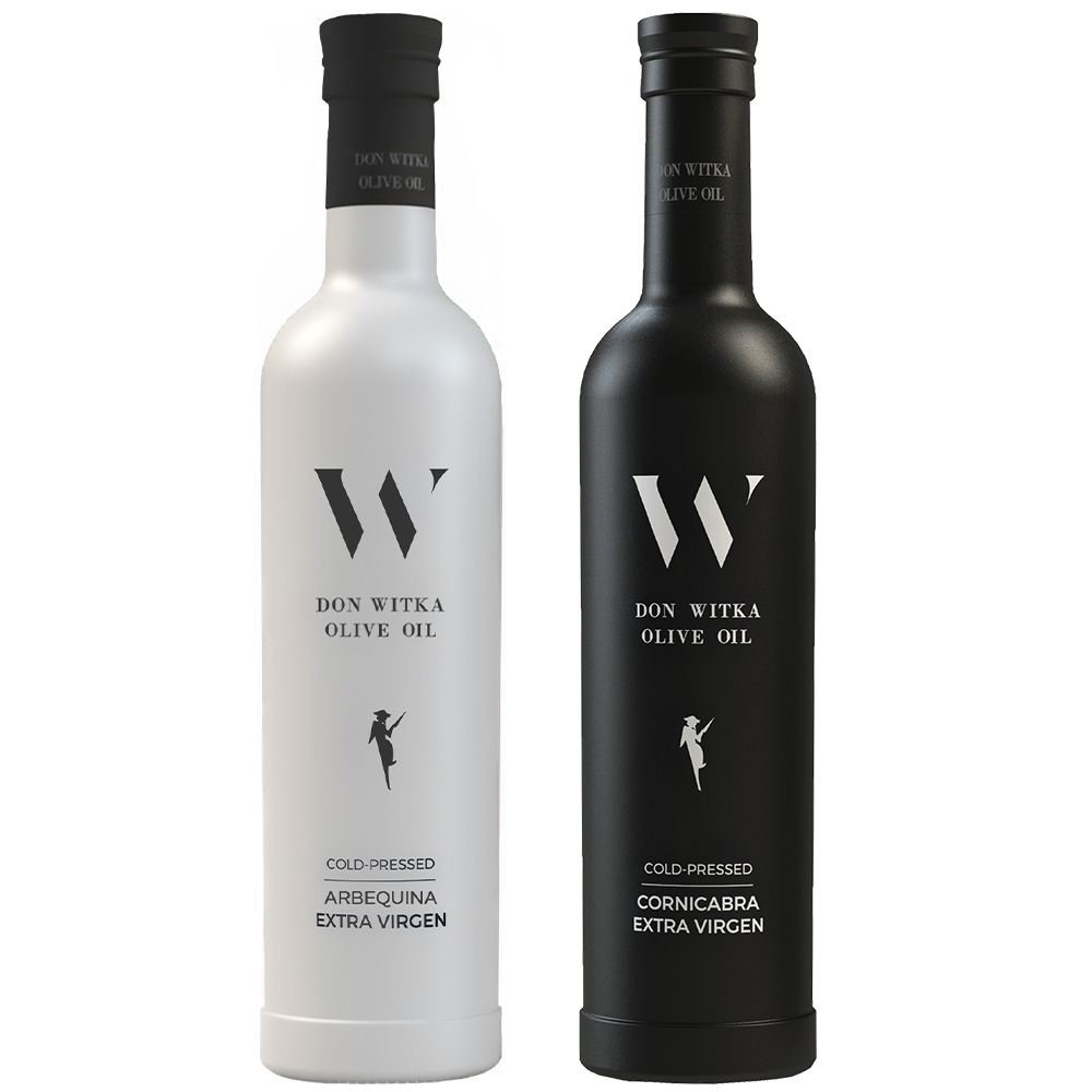 Arbequina 500ml ja Cornicabra 500ml