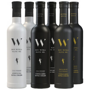 Arbequina, Cornicabra ja Cornicabra Exclusive Sixpack