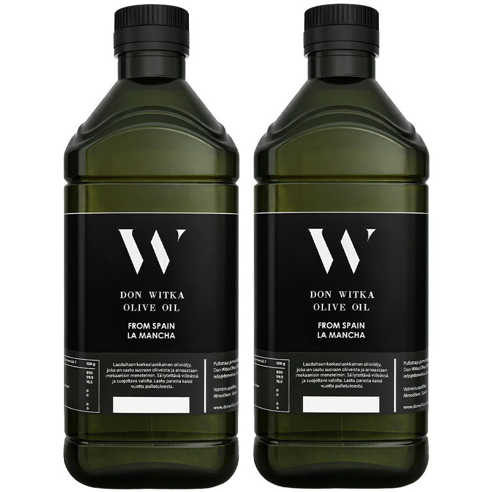 Arbequina 2L ja Cornicabra 2L