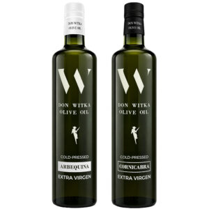 Arbequina 750ml ja Cornicabra 750ml